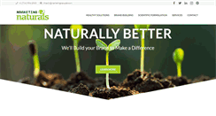 Desktop Screenshot of marketingnaturals.com
